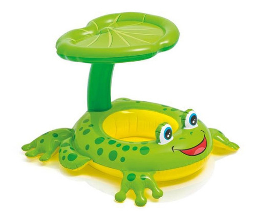 Boya para bebé Frog Amigo con funda, color verde Intex