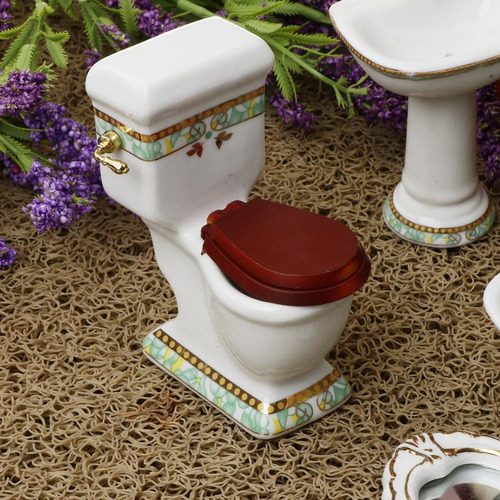 Espejo De Lavabo De Bañera En Miniatura De 4 Piezas Para