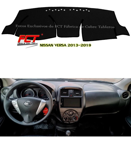 Cubre Tablero Nissan Versa 2014 2015 2016 2017 2018 2019 Fct