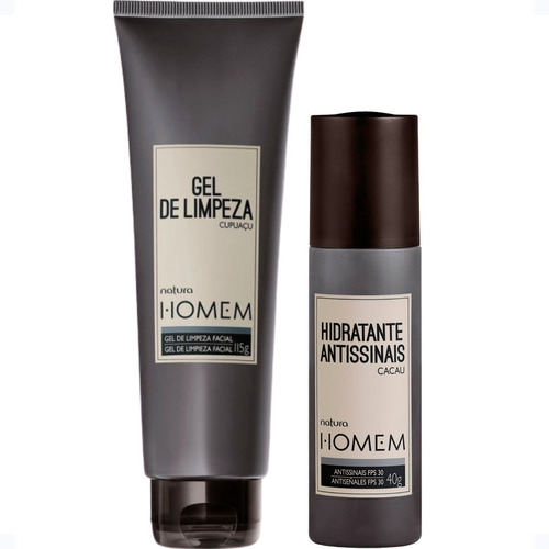 Homem Kit Cuidado Facial Limpieza + Hidratante Antiseñales