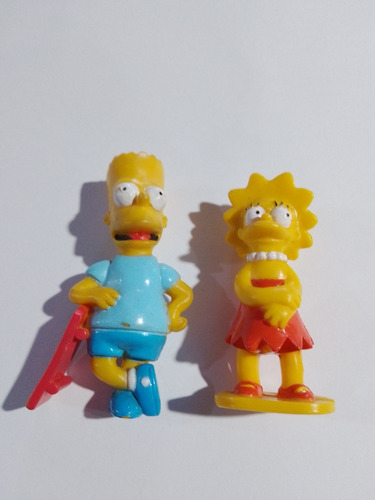 Lote 2 Figuras Los Simpson Bart Y Lisa 1994