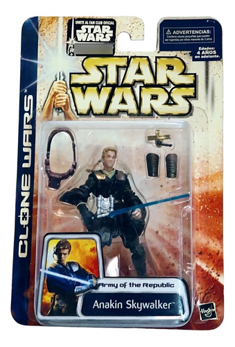 Anakin Skywalker Clone Wars Hasbro Army Of The Republic 