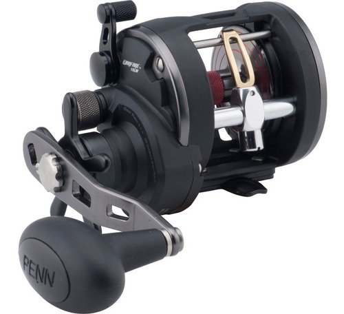 Reel Penn Warfare 15lwlh Con Devanador 195mts/0,46 Izquierda Color Negro