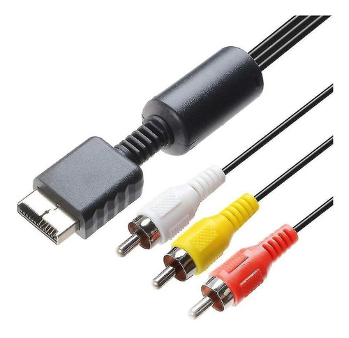 Cable A/v Audio Y Video Ps2 Ps3 Conexion 3 Rca 1,8 Metros