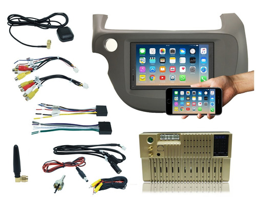 Kit Multimidia Fit Dvd Gps Espelha iPhone Bluetooth Wifi Sd