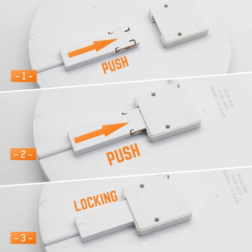 Imagen 8 de 8 de Lampara Sobreponer Led 30w Intercambiable Luz Blanca