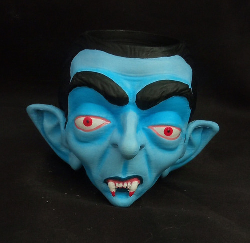 3 Macetas Monstruos- Dracula-frankenstein-hombre Lobo