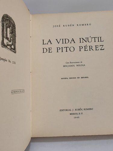 La Vida Inútil De Pito Pérez - José Rubén Romero (Usado)