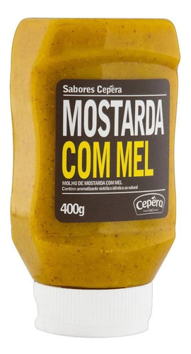 Mostarda com Mel Sabores Cepêra Squeeze 400g