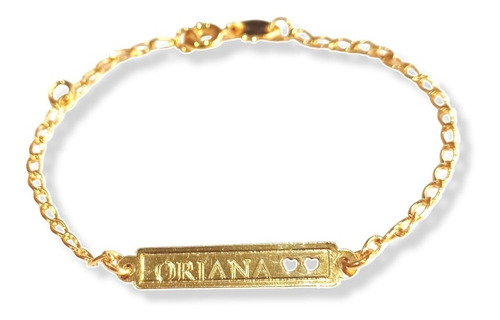 Pulserita De Identidad Con El Nombre Oriana