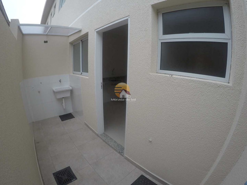 Sobrado De Condomínio Com 2 Dorms, Anhanguera, Praia Grande - R$ 180 Mil, Cod: 5863 - V5863