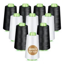 Comprar Hilo De Coser 12 Pack 3000 Yardas Cada Carrete Poliéster 40s