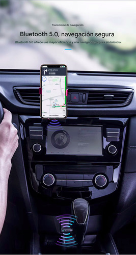 Receptor Bluetooth 5.0 Auxiliar Con Manos Libres Baseus