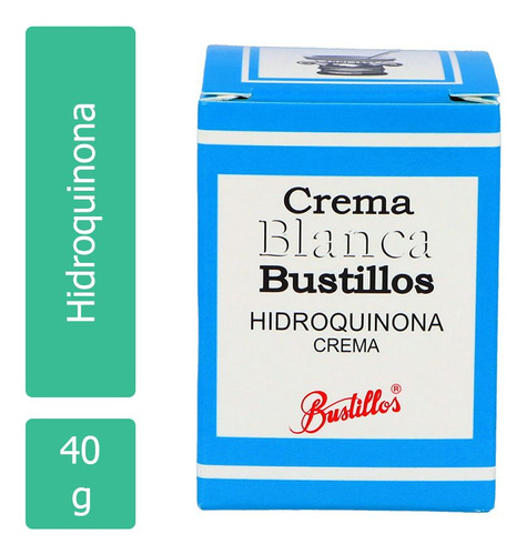 Crema Blanca Bustillos Hidroquinona Caja Con Frasco Con 40 G