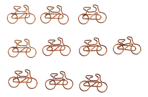 100 Clips Con Forma De Bicicleta, Divertidos Clips Para Pape