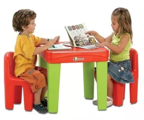 Mesa Mesita Infantil Niños Rotoys Int/ext 2 A 6 Años