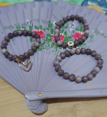 Pulsera Lepidolita Lila