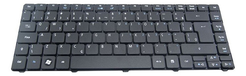 Teclado Para Notebook Emachines D Series D440 Abnt2 F3 Wi-fi Cor Preto