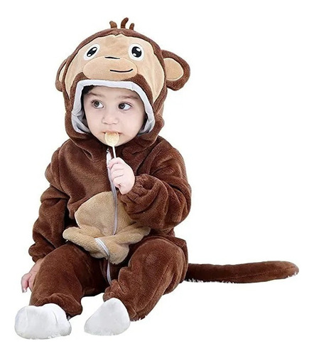 D Disfraz De Mono De Bebé Con Diseño De Animal For Niños