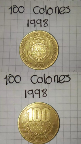 100 Colones 1998 Costa Rica