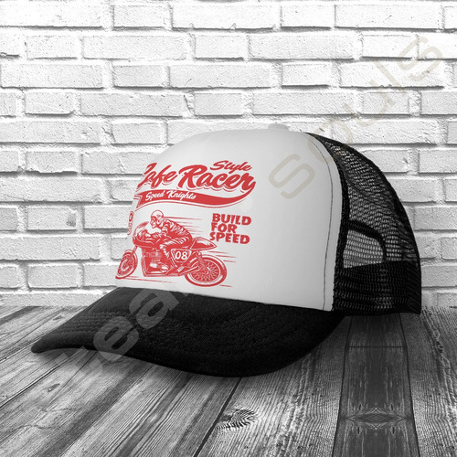 Gorra Trucker Camionera | Moto #001| Cafe Racer Bobber Vespa