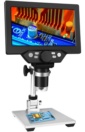 Microscopio Optico Digital 1200x Electronico Pantalla Led