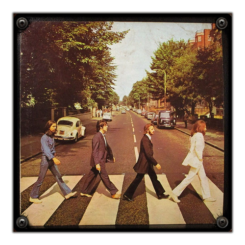 #32 - Cuadro Decorativo Vintage / The Beatles - Abbey Road!