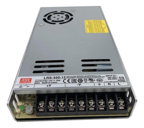 Fuente de Poder Meanwell 12V 350W LRS-350-12