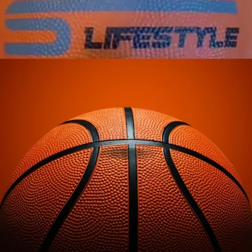 Bola de Basquete Oficial Basketball Borracha Lifesyle Vazia Laranja