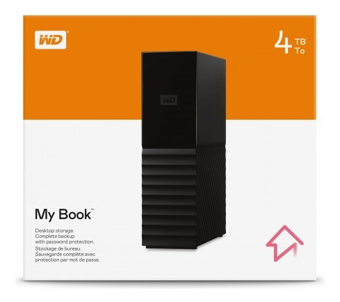 Disco Duro Externo Western Digital My Book Wdbbgb0040hbk 4tb Negro