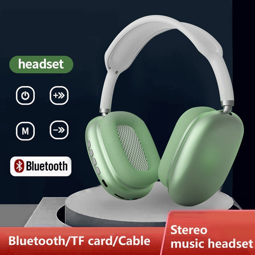 Audífonos Bluetooth P9 Air Max Cómodos Y Prácticos