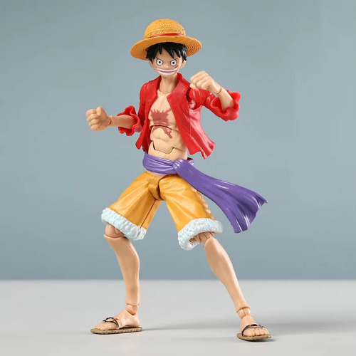 Figura De Anime Shf One Piece Monkey D. Luffy, Modelo Articu