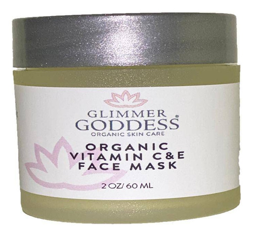 Glimmer Goddess Mascarilla Facial Organica Para Apretar Y Re