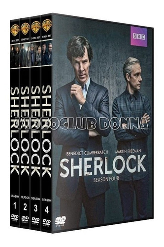 Sherlock Serie Temporadas 1234 Dvd Bbc Britanica