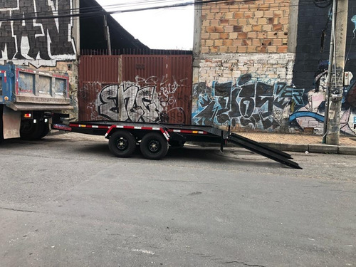 Trailer O Remolque Tipo Cama Baja Para Transporte De Maquina