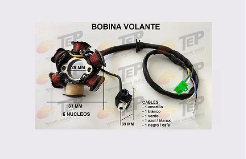 Bobinas Volante Mix / Honda Wave I / Uni-k