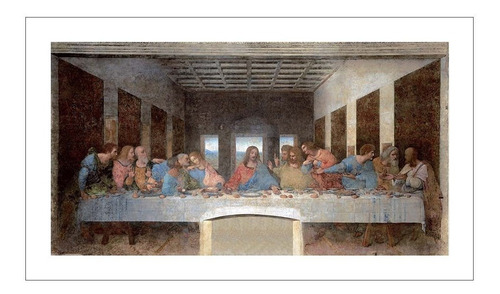 Lamina Fine Art La Ultima Cena Da Vinci Leonardo 41x80 M Y C