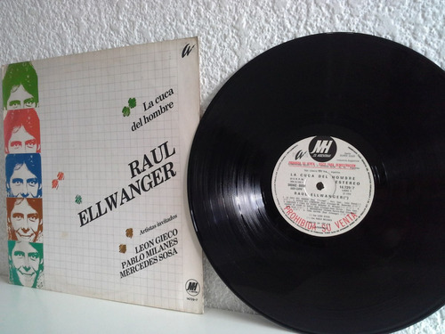 Ellwanger Con Gieco Y Mercedes Sosa - Vinilo Exc - Edfargz