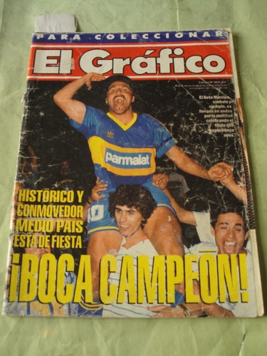 El Grafico 3820 Boca Campeon Vilas Independiente Marcico