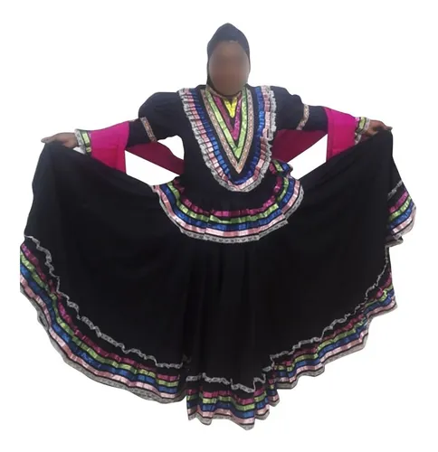 Vestido Jalisco Para Mujer Traje T pico Doble Vuelo Env o gratis
