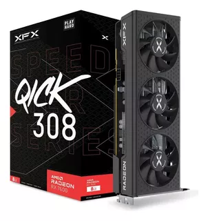 Xfx Speedster Qick308 Radeon Rx 7600 - Tarjeta Gráfica Negra