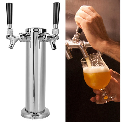 Torre De Cerveza De Barril Homebrew Supply, Cilíndrica De Ac