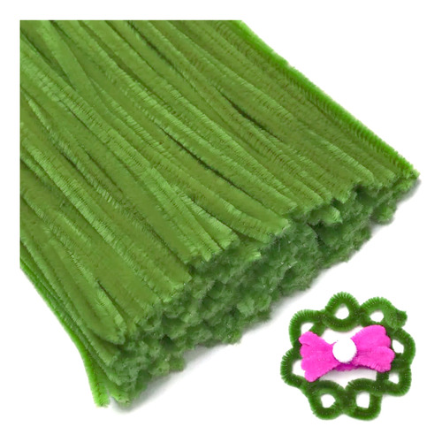 Limpia Pipas X 200 Unidades Verde Navidad Flores