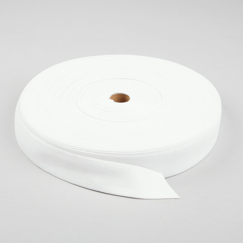 Elastico Crochette 32mm 20 Ligas Blanco Rollo Con 50mts Elástico Blanco
