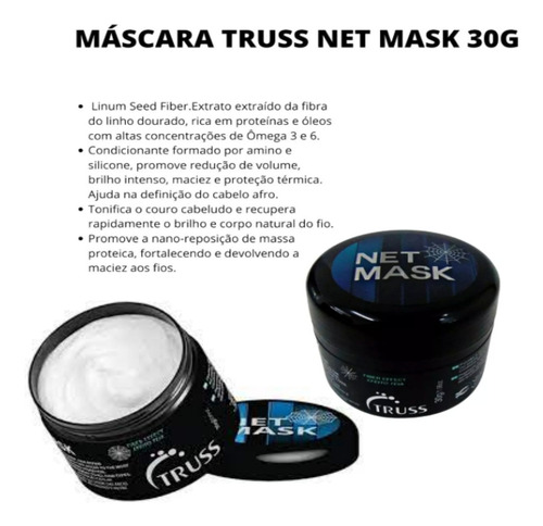 Truss Mini Net Mask Máscara Efeito Teia 30g (venc: 08/2025)