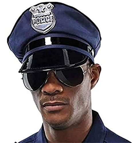 Disfraz De Sombrero De Policía Amscan - Tamaño Adulto, 1 Pie