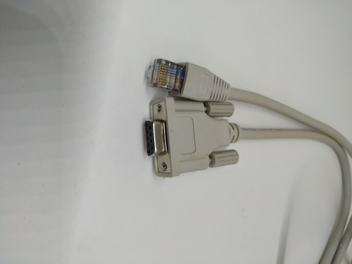 Cabo Console Adaptador Serial Db9 Femea X Rj45 Macho