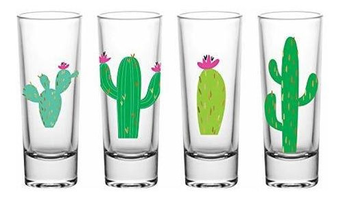 Creative Brands Slant Collections - Juego De 4 Vasos De Chup