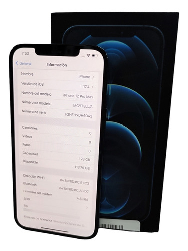 Telefono Celular Apple A2342 iPhone 12 Pro Max