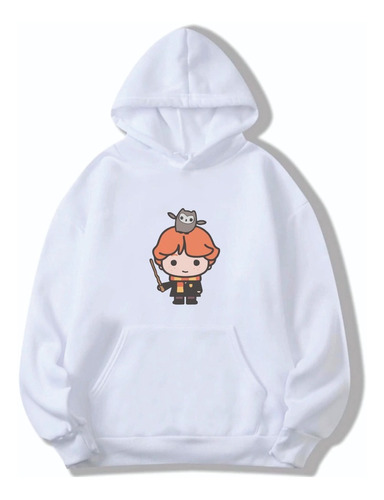 Buzo Harry Potter Ron Weasley Niño Unisex Canguro #13